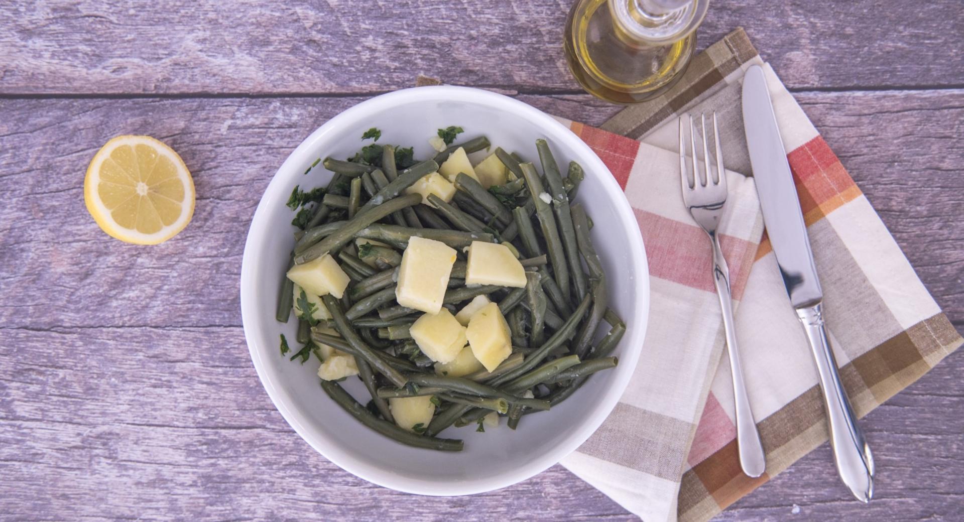 Insalata di patate e fagiolini