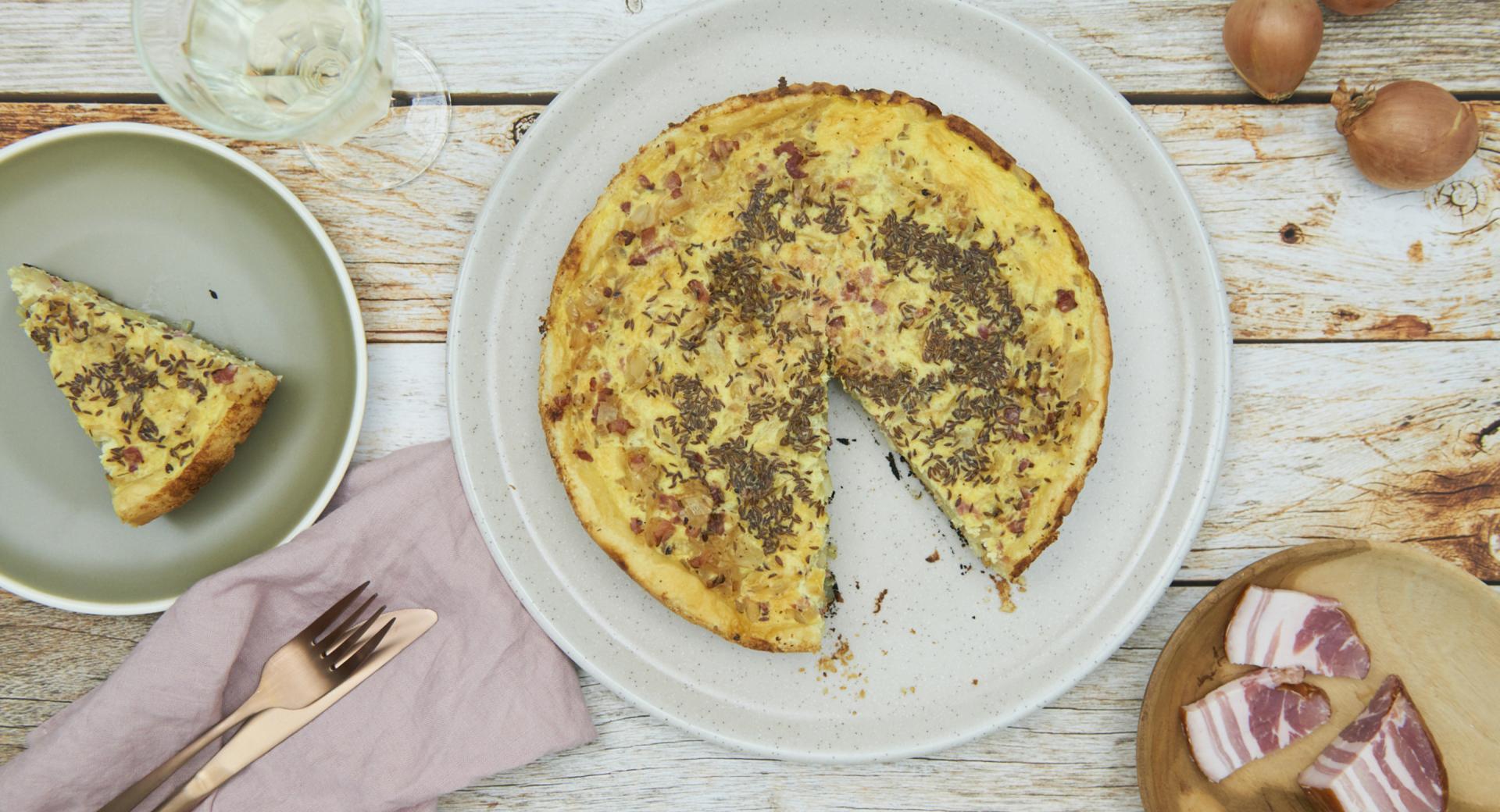 Torta salata di cipolle