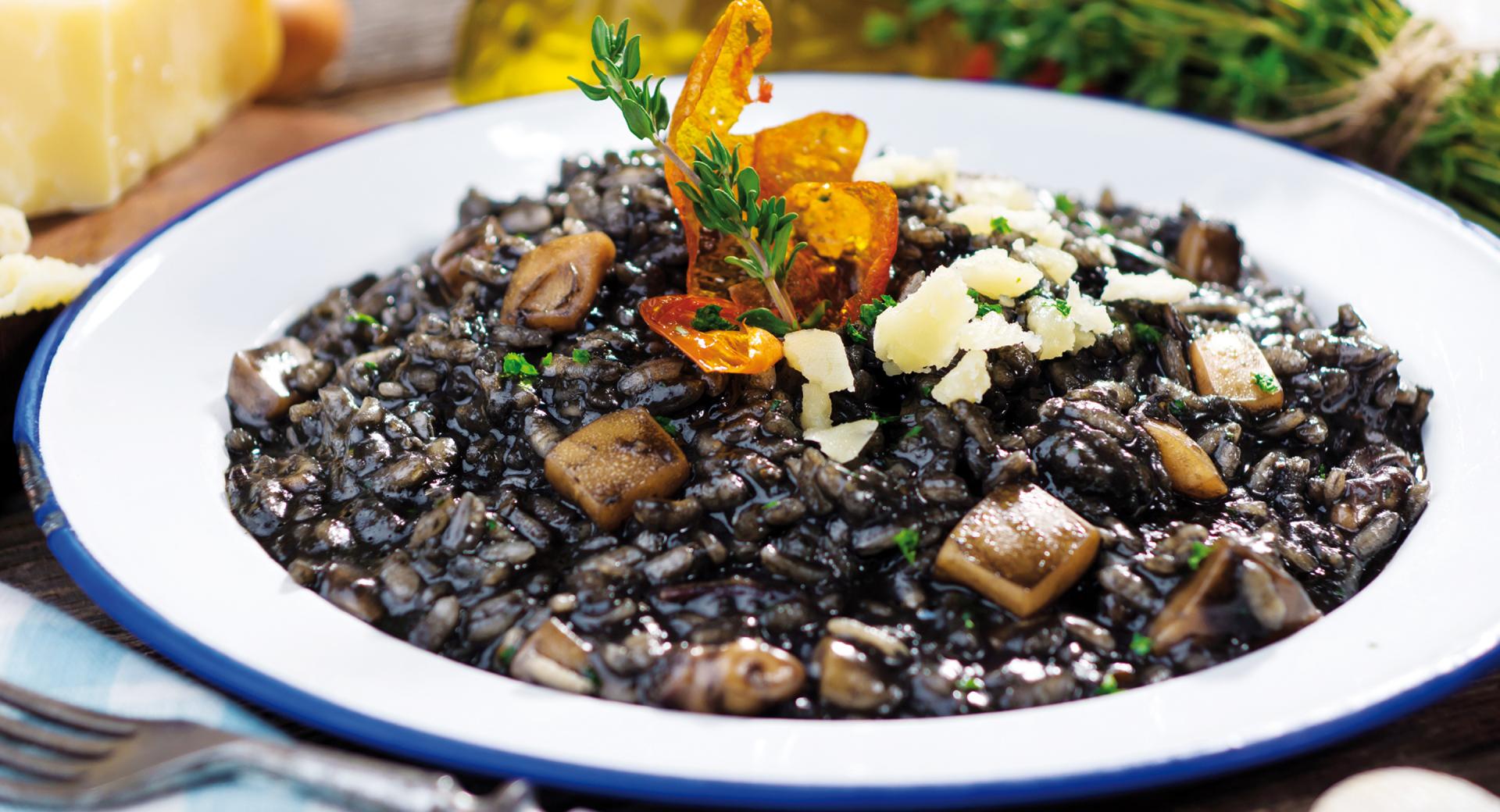 Risotto al nero di seppia 