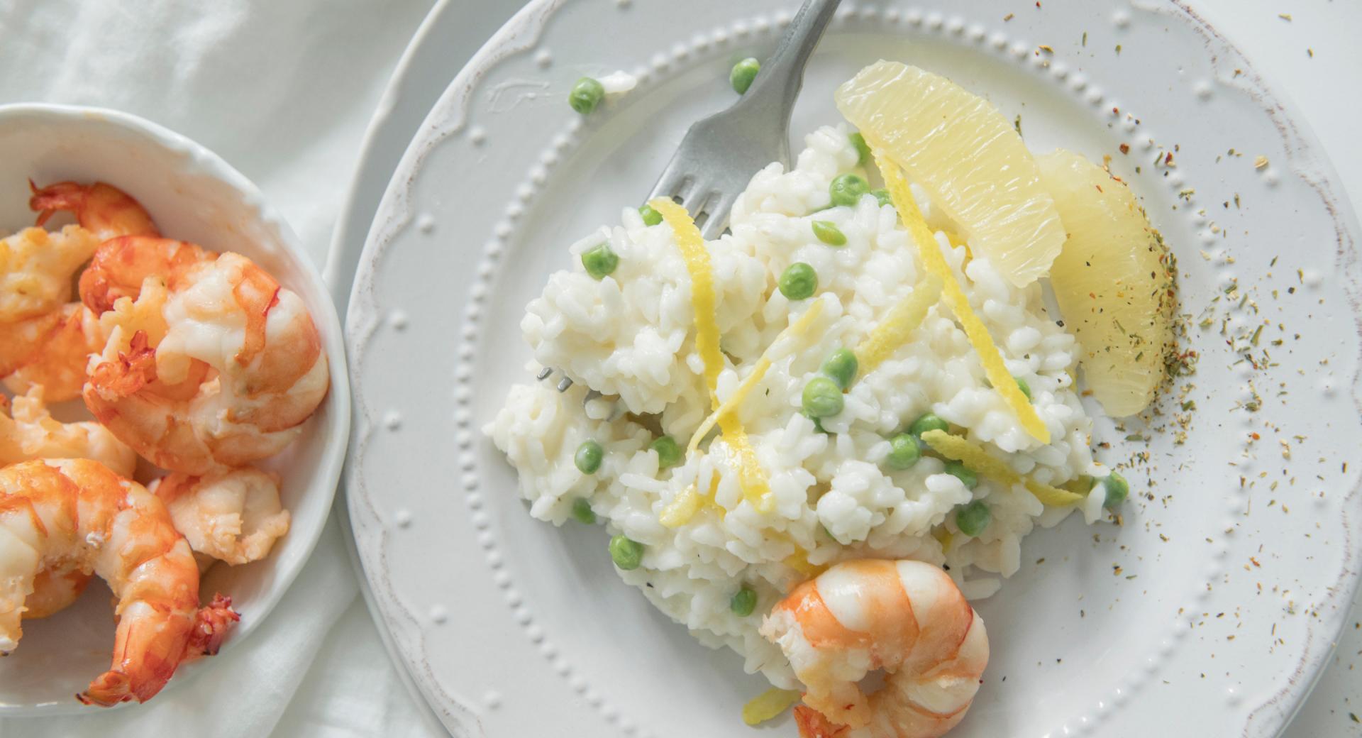 Risotto con piselli