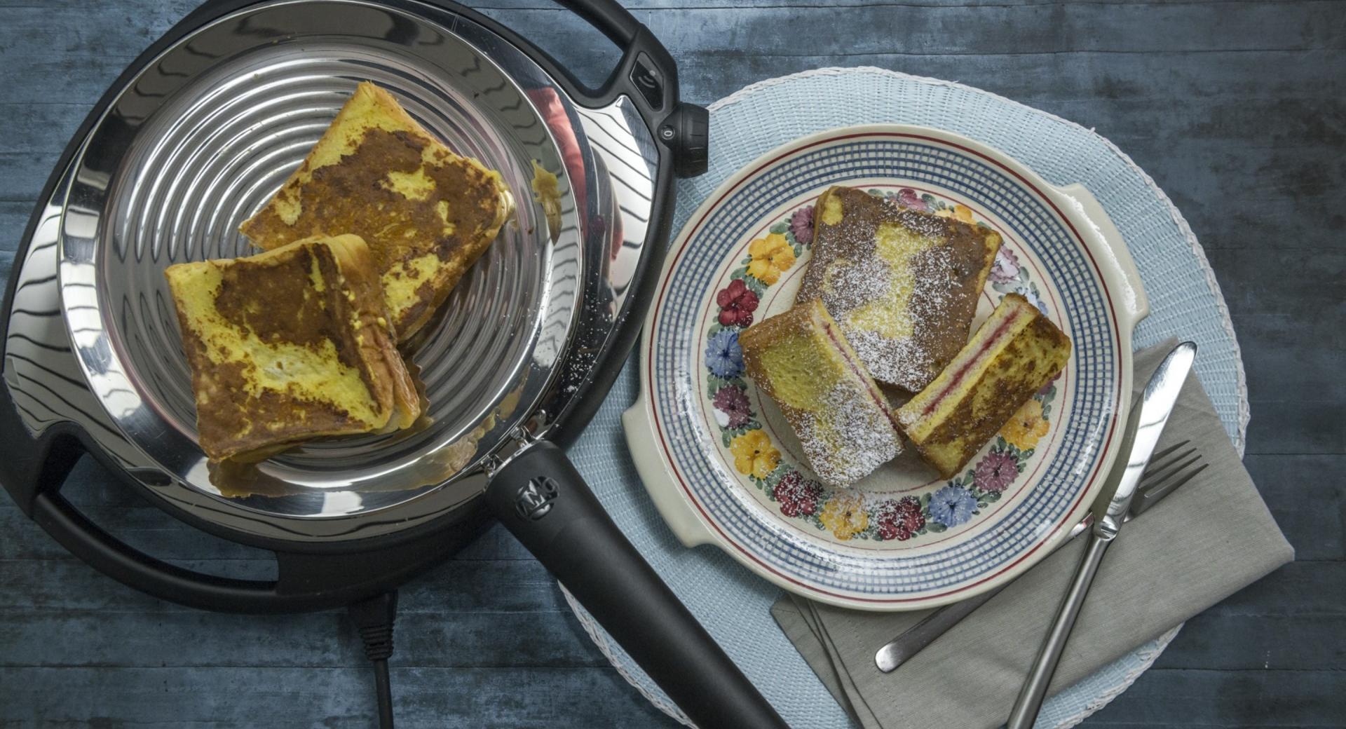 French toast con marmellata di prugne 