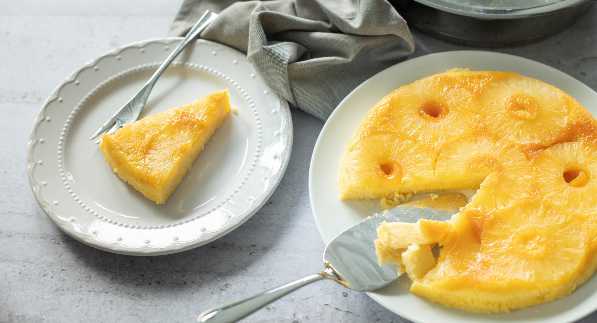 Torta allo yogurt con ananas