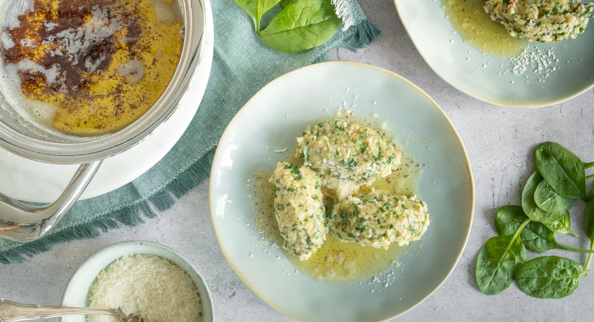 Gnocchi di spinaci grigionesi 