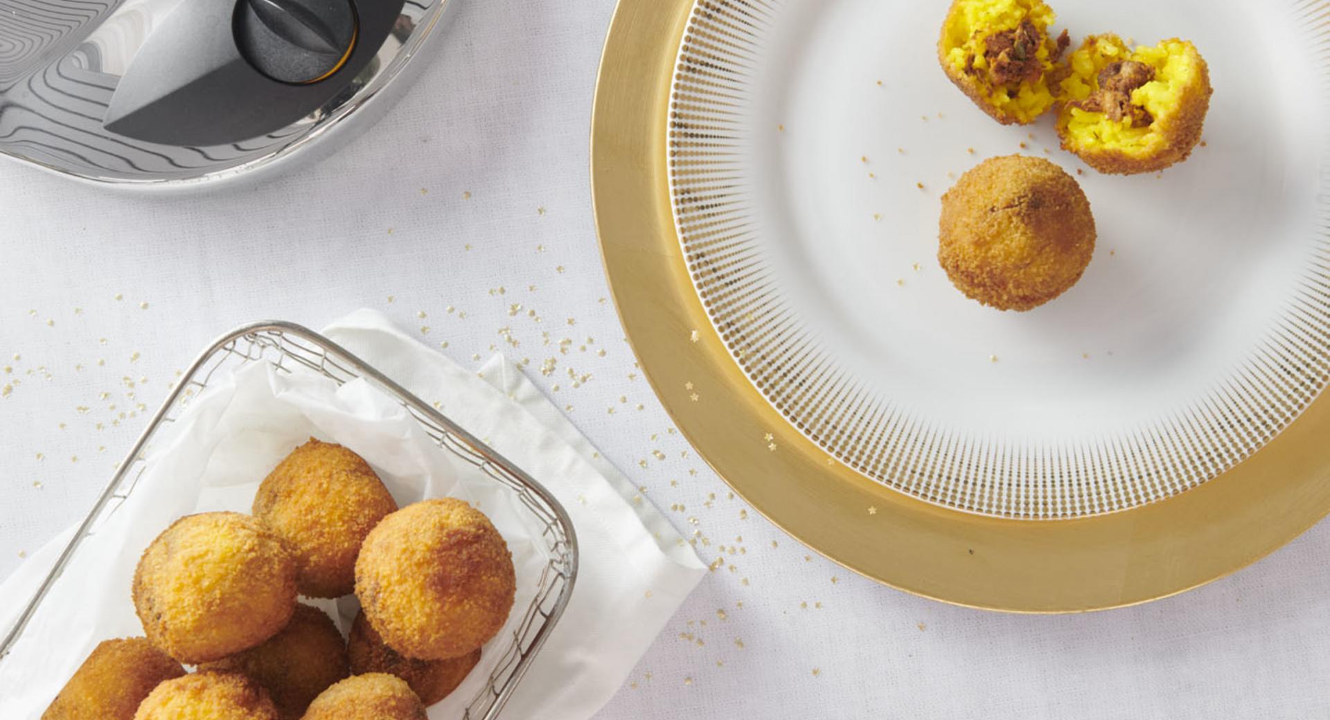 Arancini ripieni di tonno