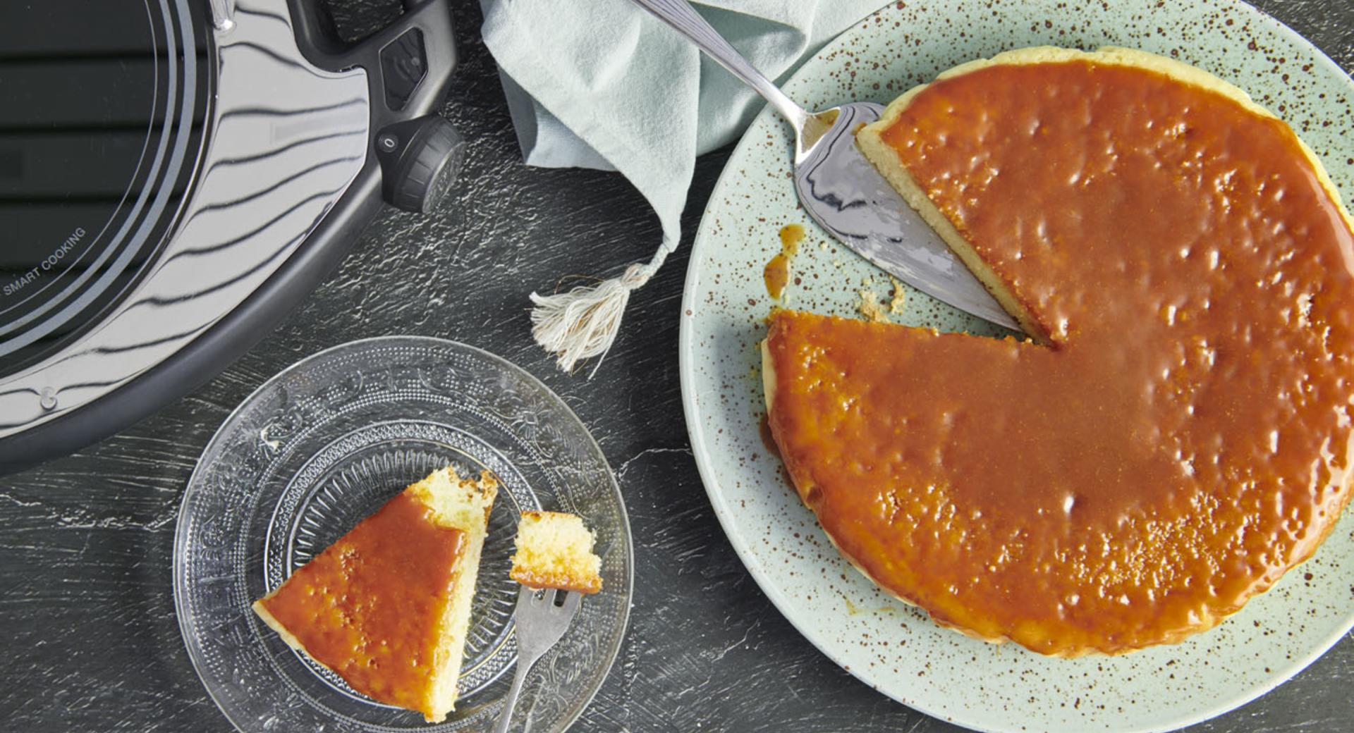 Torta al latte e caramello 