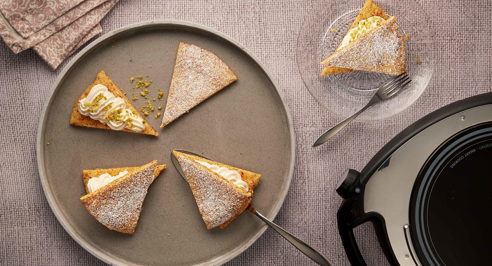 Torta alla crema di carote
