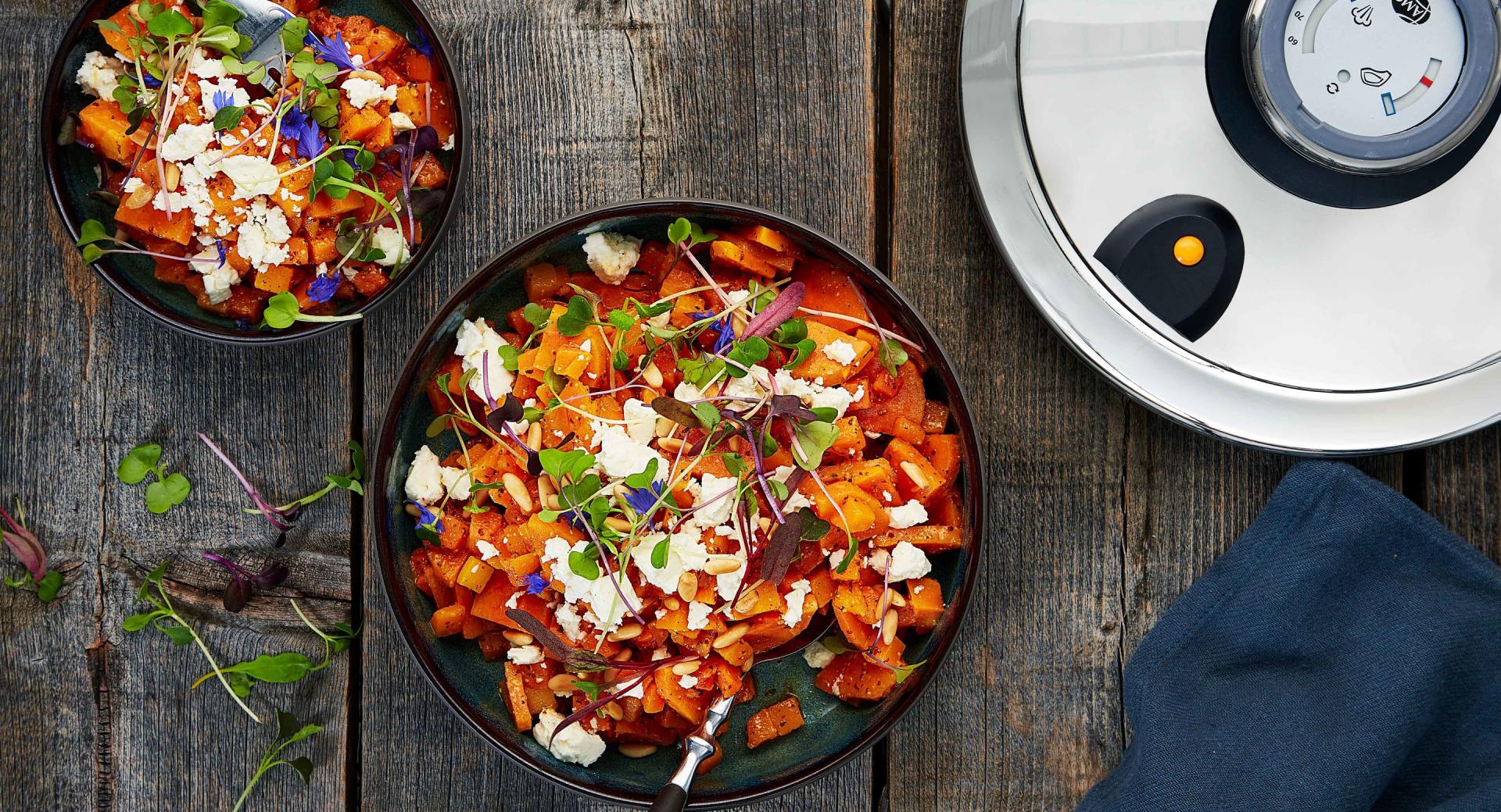 Insalata tiepida di zucca
