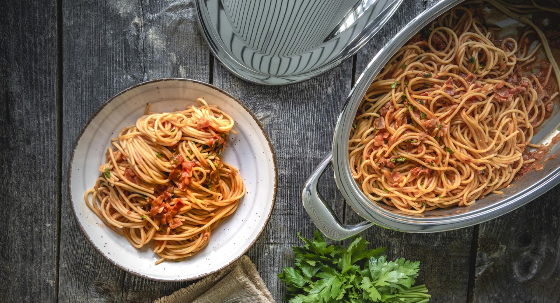Spaghetti all’amatriciana 