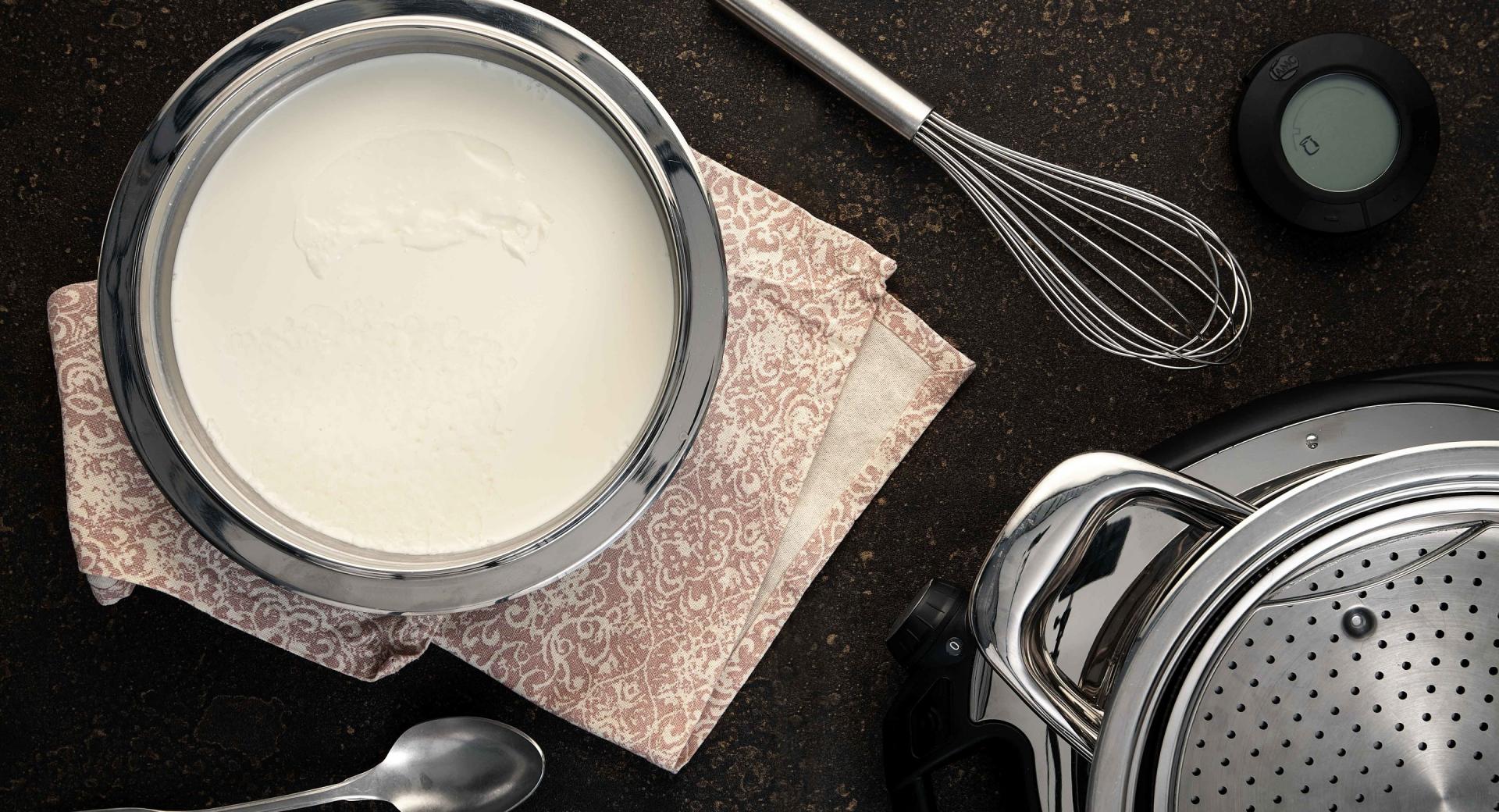  Yogurt naturale (ricetta per una bacinella)