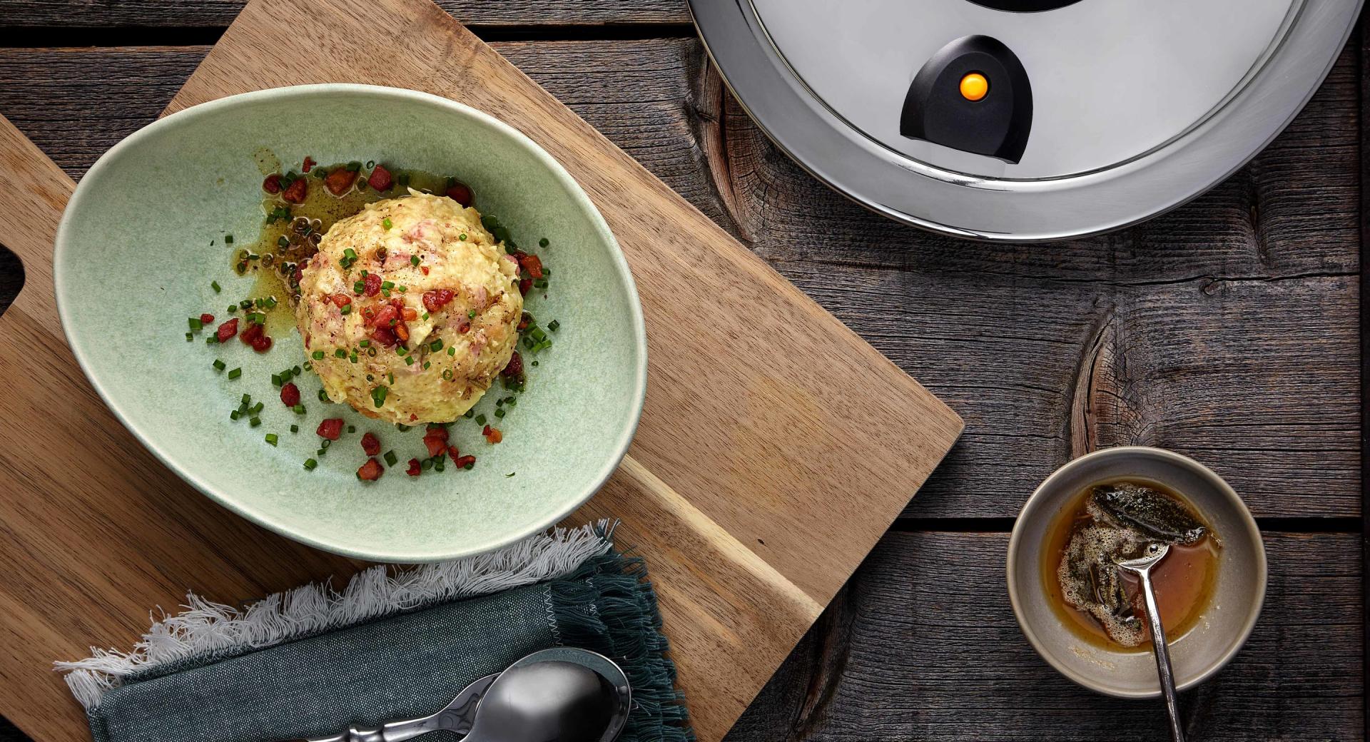 Gnocchi di patate e pancetta