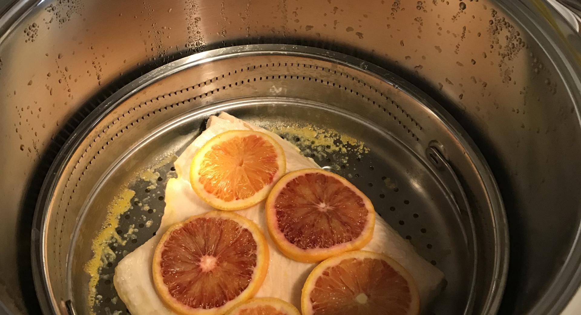 Salmone con arance 