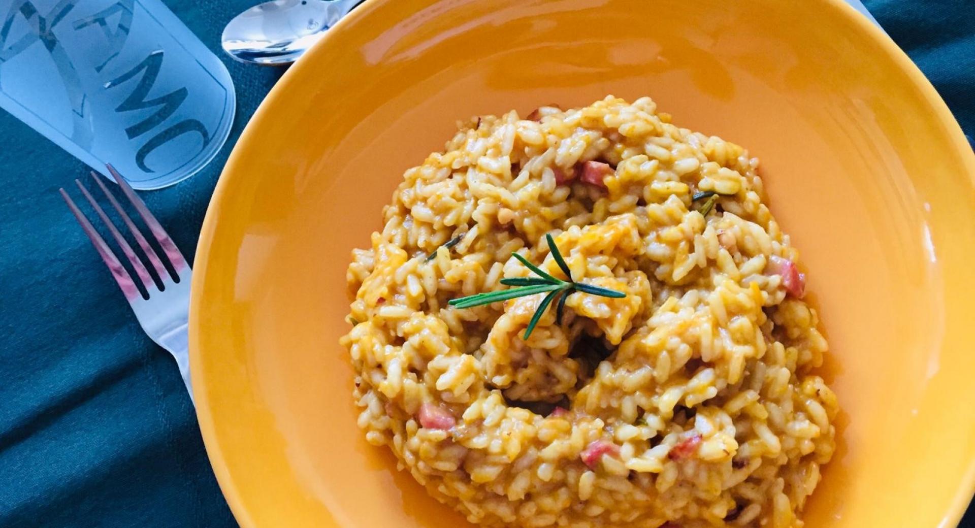 Risotto Pancetta e Carote