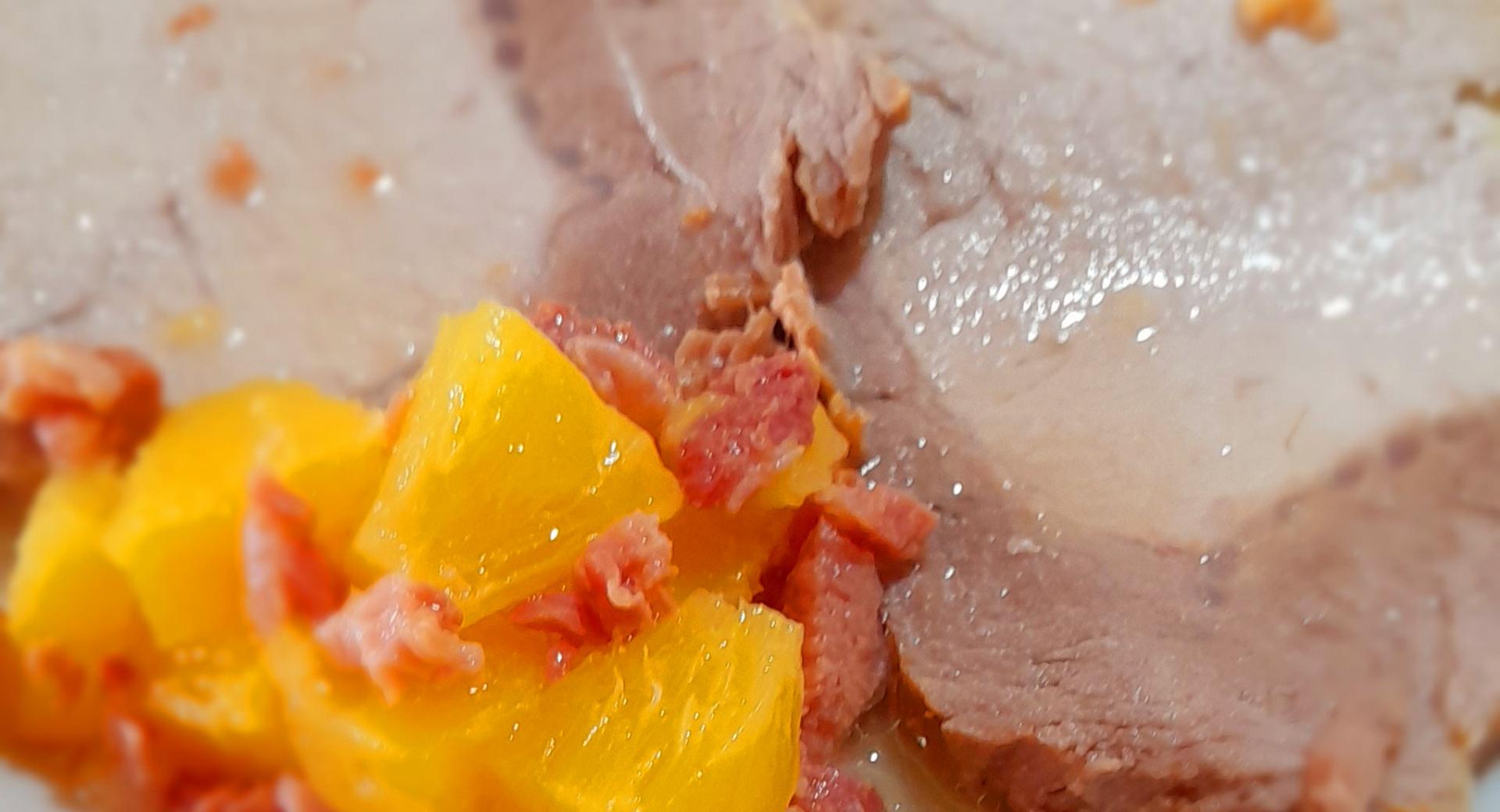 Lonza all'Ananas con pancetta 