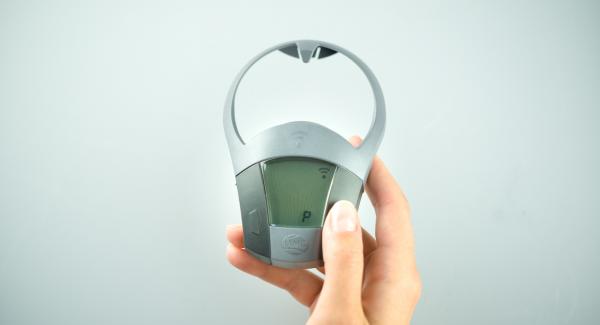 Posizionare l’Unità di cottura su Navigenio impostato in modalità "A". Accendere Audiotherm, selezionare il programma “P”, applicarlo su Visiotherm e ruotarlo finchè compare il simbolo “Soft”.