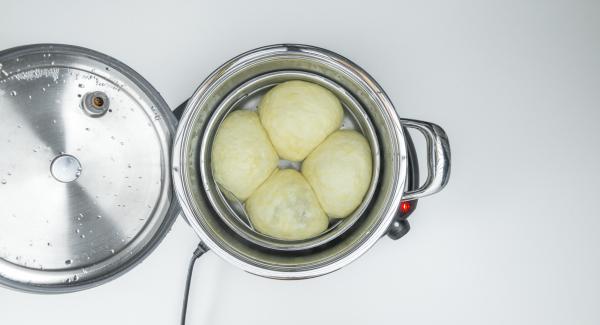 Al suono di Audiotherm, estrarre gli gnocchi.