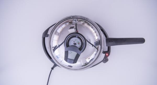 Riposizionare Audiotherm sulla finestra "carne".