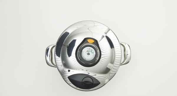 Al suono di Audiotherm, posizionare l’Unità nel suo coperchio capovolto e attendere l’apertura di Secuquick. Al suono di Audiotherm, posizionare l’Unità nel suo coperchio capovolto e attendere l’apertura di Secuquick.