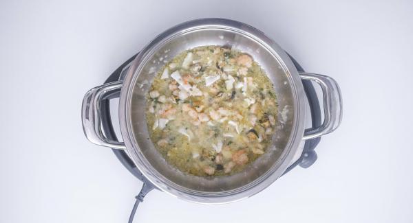 Al suono di Audiotherm, togliere il ripieno e metterlo da parte. Al suono di Audiotherm, togliere il ripieno e metterlo da parte.