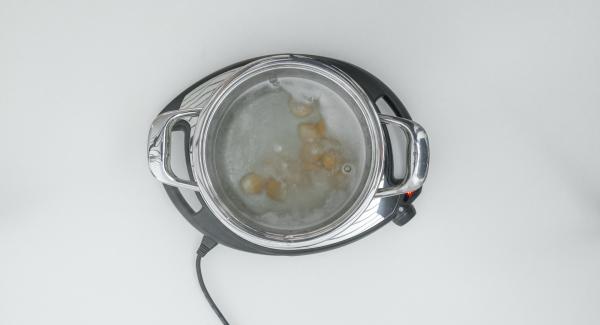 Estrarre gli gnocchi con una schiumarola e tenerli in caldo. Cuocere i restanti gnocchi allo stesso modo. Estrarre gli gnocchi con una schiumarola e tenerli in caldo. Cuocere i restanti gnocchi allo stesso modo.