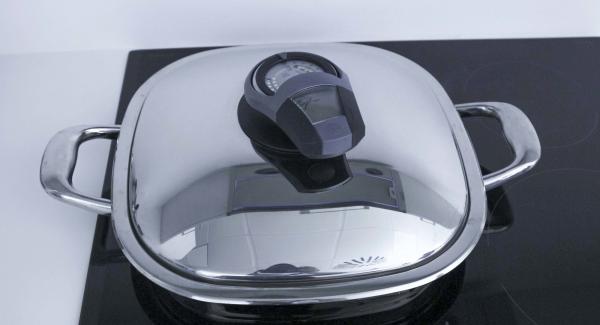 Al suono di Audiotherm,  togliere il coperchio, voltare i limoni, richiudere e impostare nuovamente Audiotherm sulla finestra “carne”. Al suono di Audiotherm,  togliere il coperchio, voltare i limoni, richiudere e impostare nuovamente Audiotherm sulla finestra “carne”.