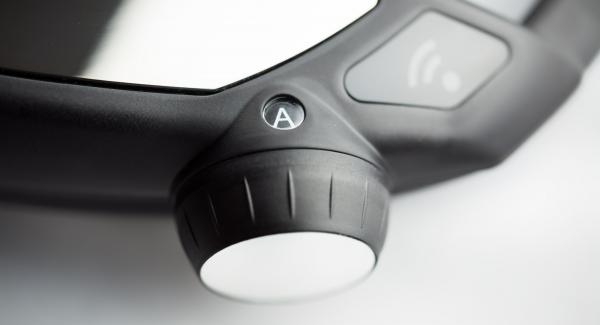 Chiudere l’Unità con Secuquick, impostare Navigenio in modalità "A". Inserire un tempo di cottura di 1 minuto su Audiotherm e cuocere in modalità “soft”. Chiudere l’Unità con Secuquick, impostare Navigenio in modalità "A". Inserire un tempo di cottura di 1 minuto su Audiotherm e cuocere in modalità “soft”.