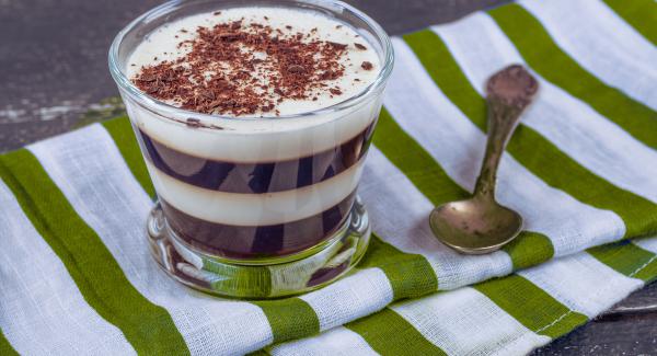 Mousse cioccolato e vaniglia