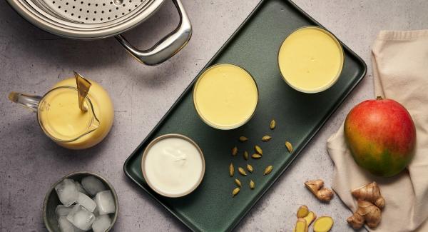 Lassi di mango con zenzero