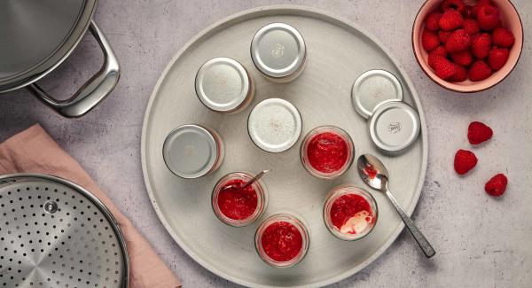 Yogurt con i lamponi