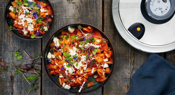 Insalata tiepida di zucca