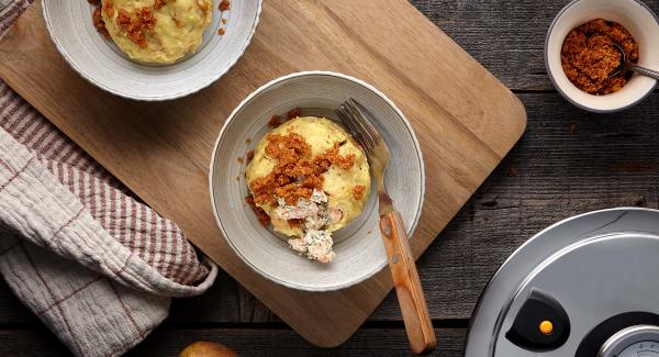Gnocchi di patate e salmone