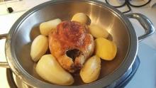 POLLO ARROSTO CON PATATE