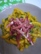 GARGATI ZUCCHINE ZAFFERANO E SPECK