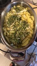 FILETTI DI ORATA ALLA MEDITERRANEA CON OVALE E NAVIGENIO