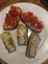 ZUCCHINE RIPIENE AL TONNO