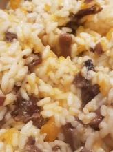 risotto funghi e zucca