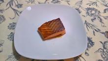 Salmone flambé all'arancio