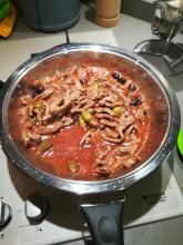 Straccetti di pollo alle olive