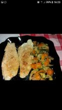 FILETTI DI PLATESSA E VERDURE GRATINATE